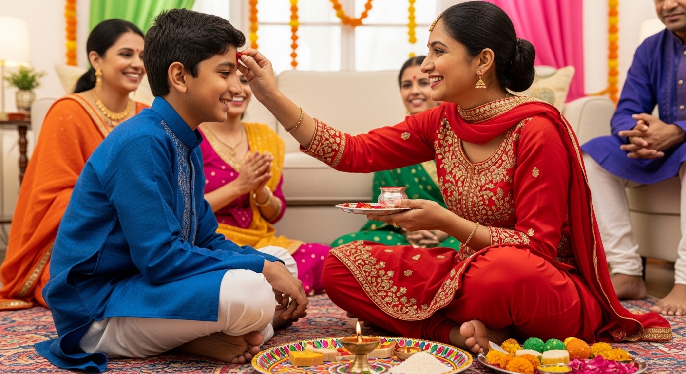 You are currently viewing Bhai Dooj: Celebrating the Sacred Bond Between Brothers and Sisters